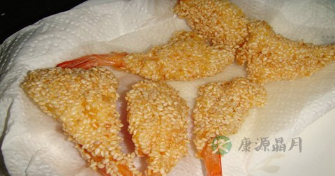 金钱芝麻虾怎么做最有营养