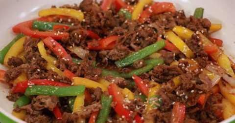 五彩牛肉丝怎么做最有营养