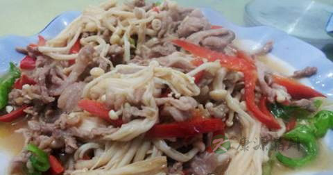 做金针菇炒肉放什么调料
