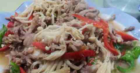 金针菇炒肉怎么做最有营养