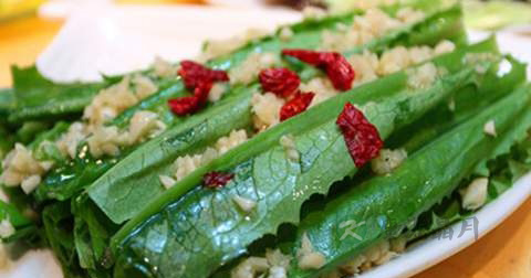 蒜蓉油麦菜的营养价值