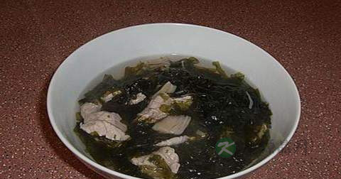 淡菜紫菜瘦肉汤什么时候放调料