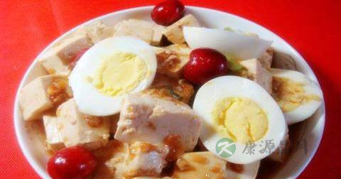 做蛋拌豆腐放什么调料
