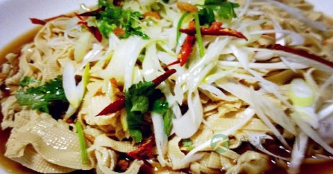 做葱油豆腐皮放什么调料