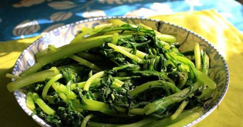 清炒蒿子秆什么时候放调料