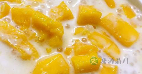 芒果西米露什么时候放调料