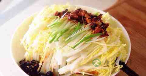 凉拌白菜心的营养价值
