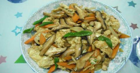 做香菇炒鸡蛋放什么调料