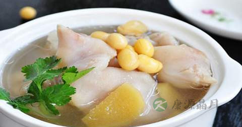 做猪蹄黄豆汤放什么调料