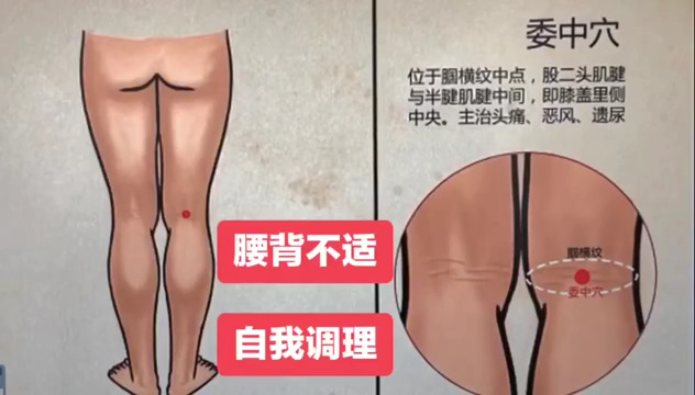  腰背不适 自我调理